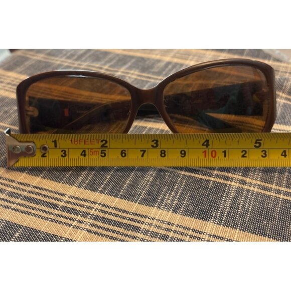 Elizabeth Arden Sunglasses Brown Womens EA5095 Rectangle Rhinestone FRAMES ONLY - Picture 13 of 14